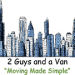2 Guys and a Van Movers Chicago logo