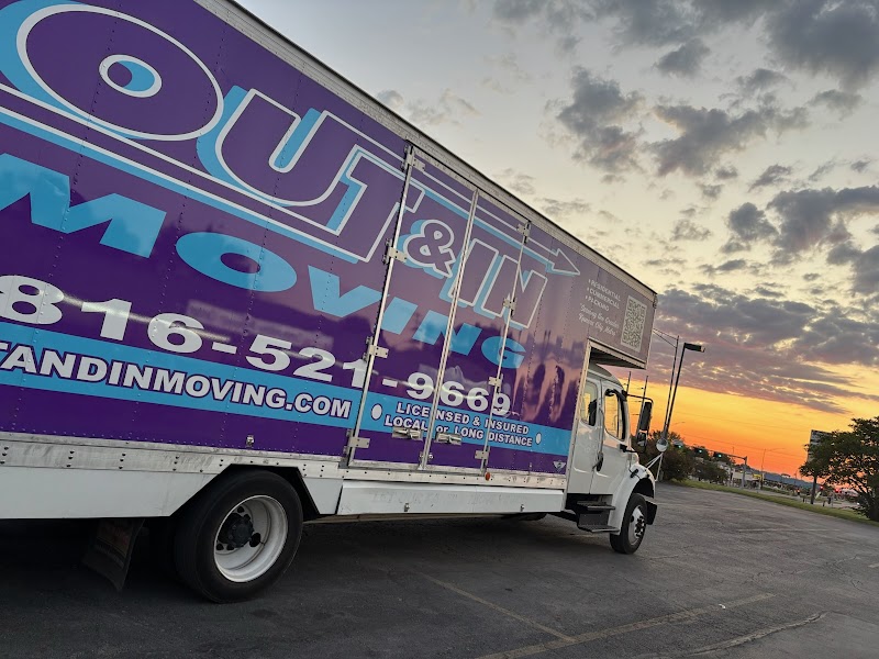 Out & In Moving logo