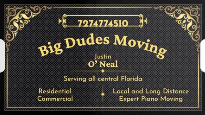 Big Dudes Moving logo