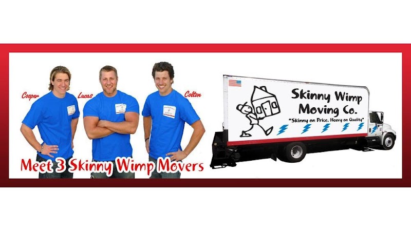 Skinny Wimp Moving logo