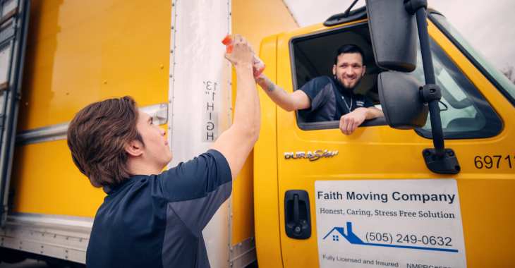 Faith Moving Company logo