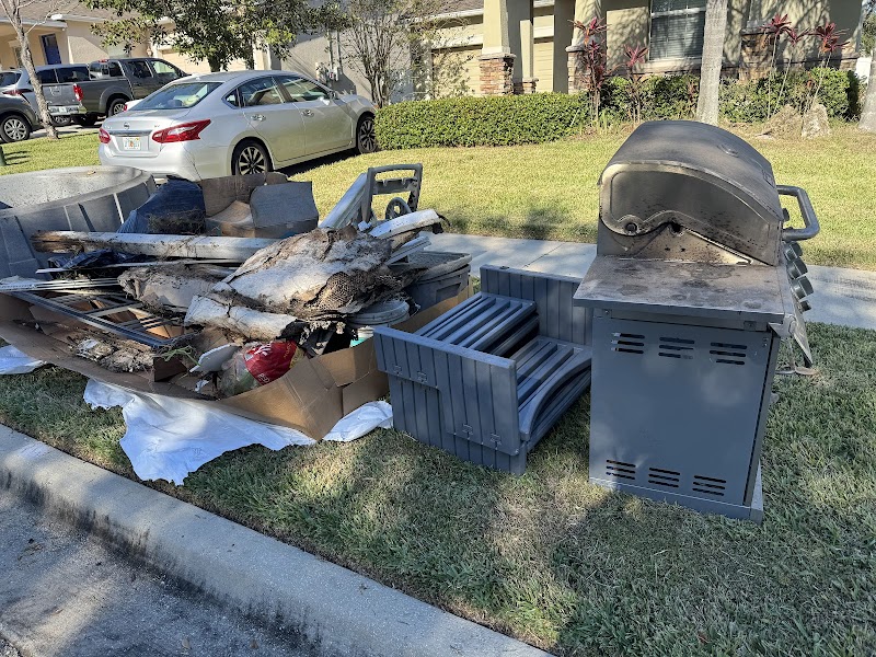 Affordable moving and junk removal logo