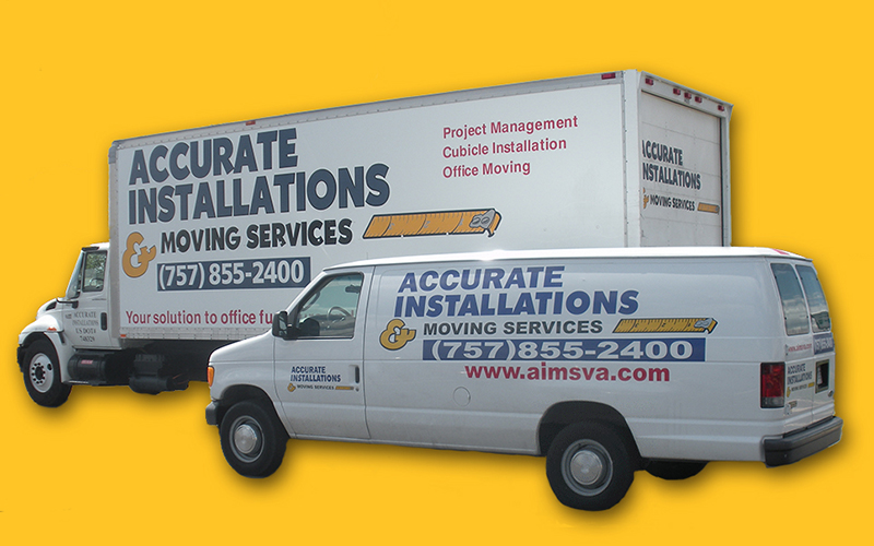 Accurate Installations and Moving Services logo